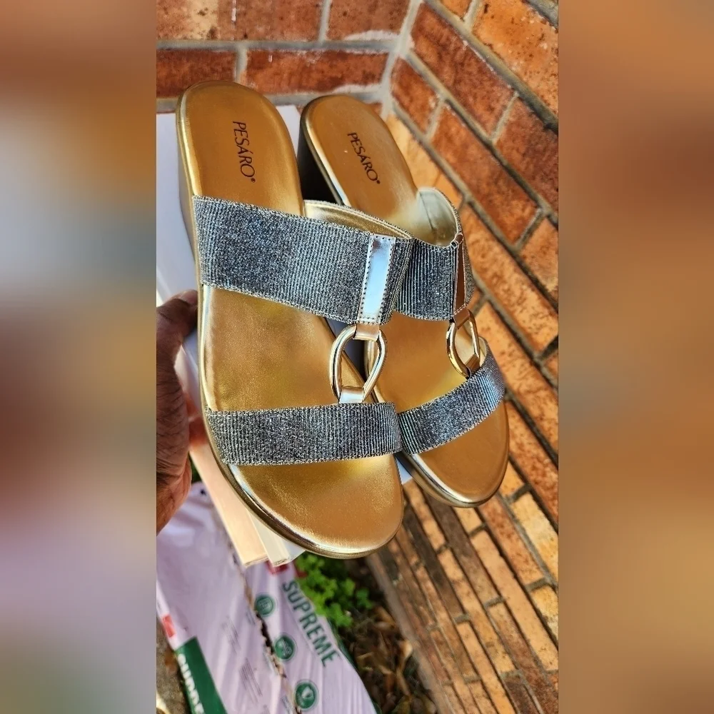 Pesaro Wedge Sandals - Picture 3 of 10